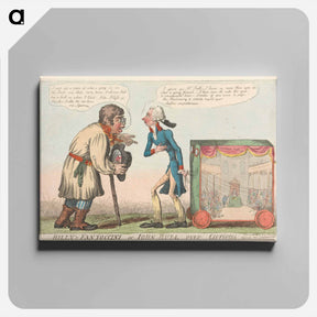 アートパネル-Billy's Fantoccini or John Bull over Curious
 - イェール大学アートギャラリー Canvas.