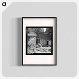 House and yard of owner - Dorothea Lange Poster.