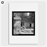 House and yard of owner - Dorothea Lange Poster.