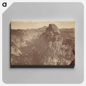 アートパネル-The Half Dome from Glacier Point, Yosemite
 - エドワード マイブリッジ Canvas.