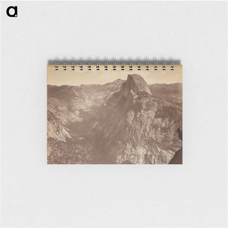 アートメモ帳-The Half Dome from Glacier Point, Yosemite
 - エドワード マイブリッジ Memo.