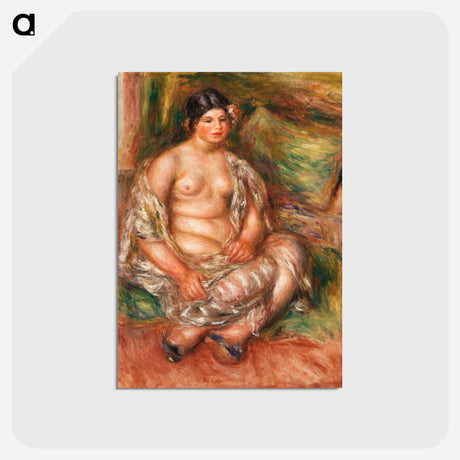 アートポストカード-Seated Odalisque
 - バーンズ・コレクション Postcard.