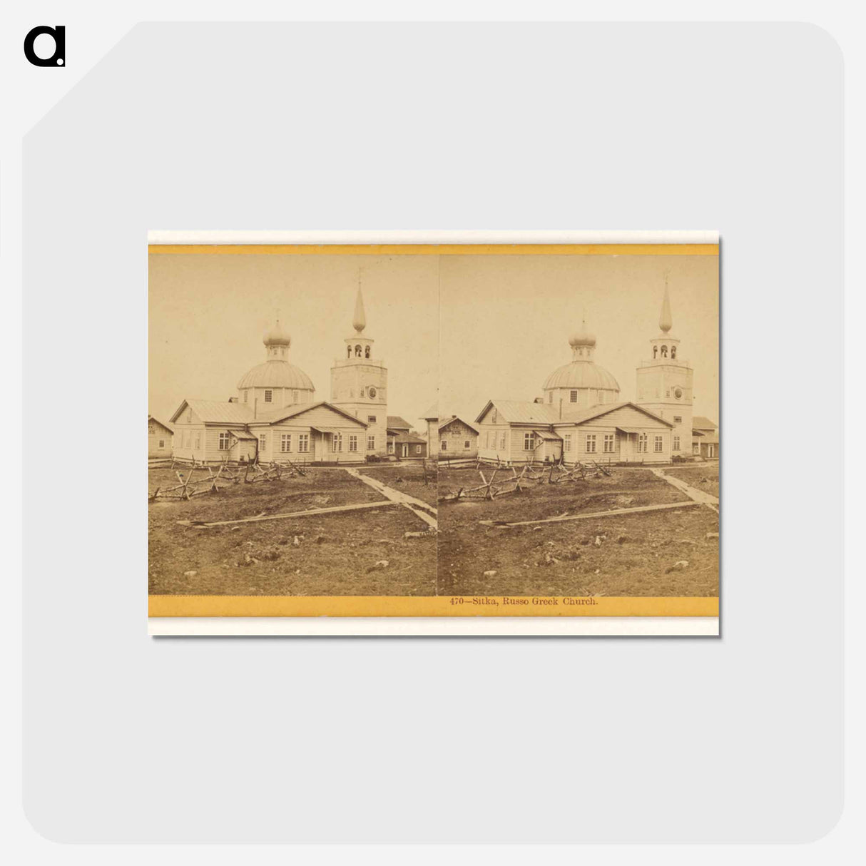 アートポストカード-Sitka, Russo Greek Church
 - エドワード マイブリッジ Postcard.