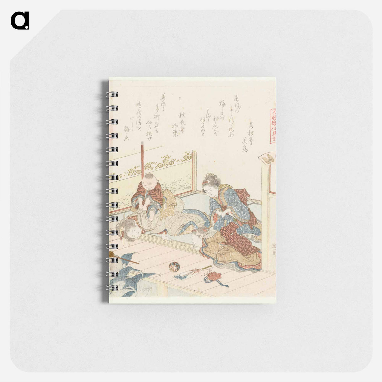 A comparison of Genroku poems and shells - 葛飾 北斎 Memo.