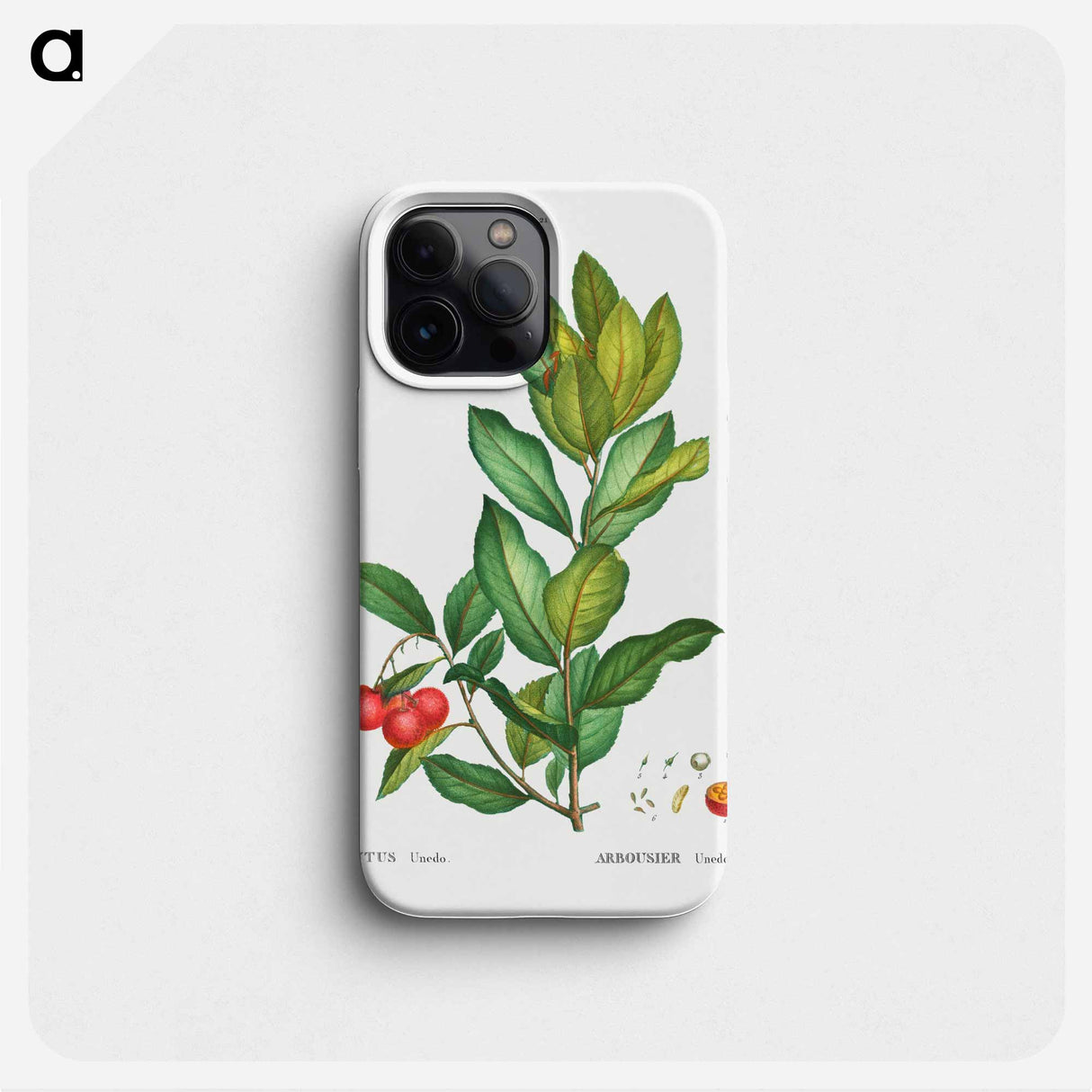 Strawberry tree - Pierre Joseph Redouté Phone Case.