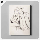 アートパネル-Leaning Smoker
 - バーンズ・コレクション Canvas.