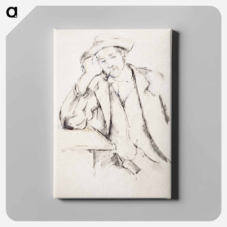 アートパネル-Leaning Smoker
 - バーンズ・コレクション Canvas.