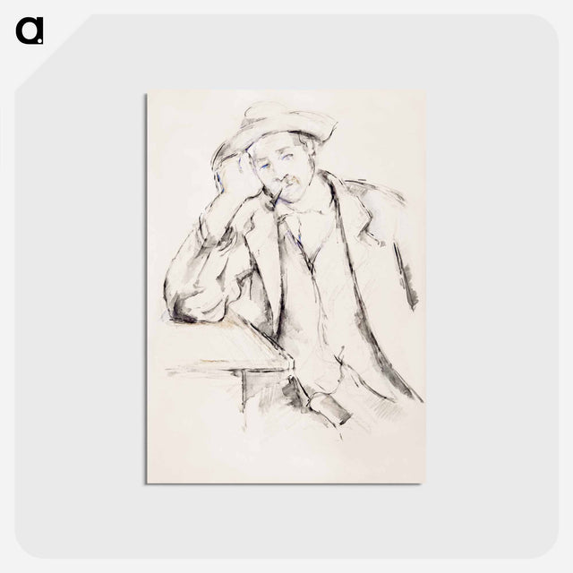 アートポストカード-Leaning Smoker
 - バーンズ・コレクション Postcard.