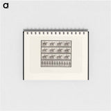 アートメモ帳-Man on Horse
 - エドワード マイブリッジ Memo.