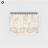アートメモ帳-"Landscape Scenery", No. 7: Scenes of Cricket and a Waggoner With His Team
 - イェール大学アートギャラリー Memo.