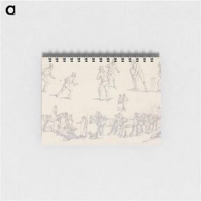 アートメモ帳-"Landscape Scenery", No. 7: Scenes of Cricket and a Waggoner With His Team
 - イェール大学アートギャラリー Memo.