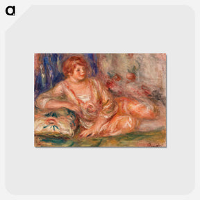 アートポストカード-Andrée in Pink, Reclining
 - バーンズ・コレクション Postcard.