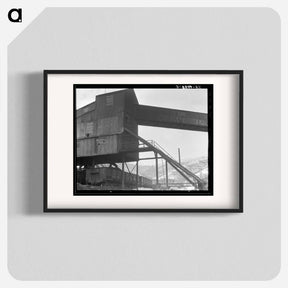 アートポスター-Consumers. Blue Blaze coal mine. Near Price, Utah. - ドロテア ラング Poster.