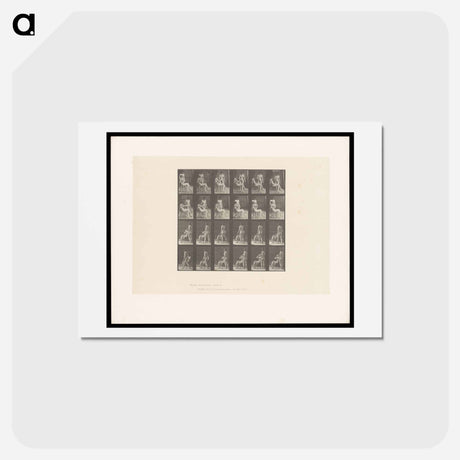 アートポストカード-A Drink Offered
 - エドワード マイブリッジ Postcard.