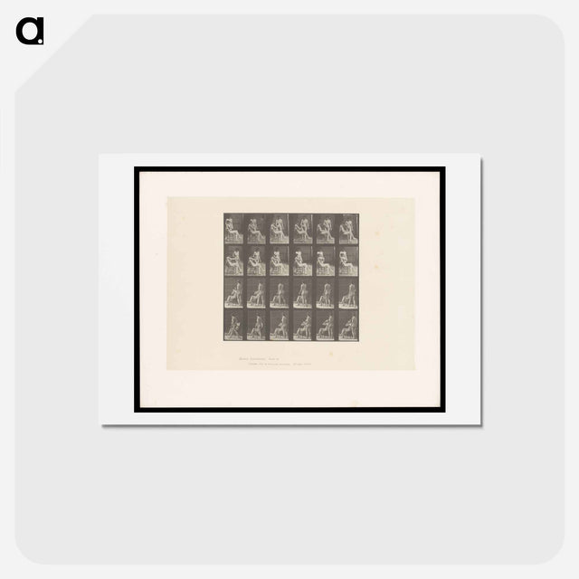 アートポストカード-A Drink Offered
 - エドワード マイブリッジ Postcard.