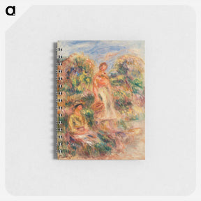 アートメモ帳-Standing and Seated Women in a Landscape
 - バーンズ・コレクション Memo.