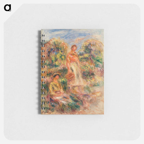 アートメモ帳-Standing and Seated Women in a Landscape
 - バーンズ・コレクション Memo.