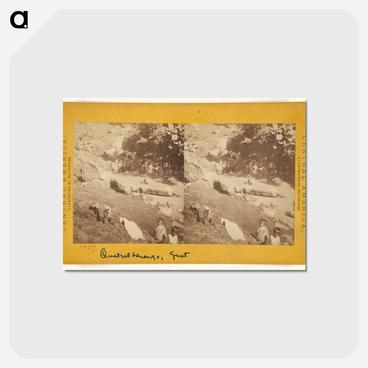 アートポストカード-Baths of Amolongo
 - エドワード マイブリッジ Postcard.