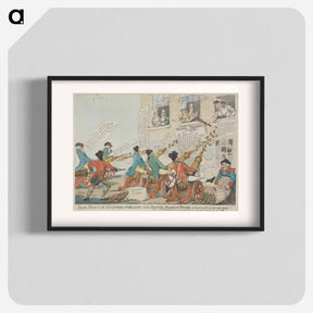 アートポスター-Irish Fortune Hunters storming the Bristol Boarding School; or, Potatoe Artillery for ever
 - イェール大学アートギャラリー Poster.
