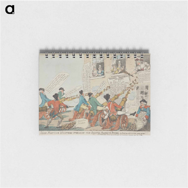 アートメモ帳-Irish Fortune Hunters storming the Bristol Boarding School; or, Potatoe Artillery for ever
 - イェール大学アートギャラリー Memo.