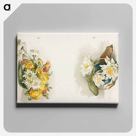 アートパネル-Chrysanthemum Prints
 - ボストン公共図書館 Canvas.