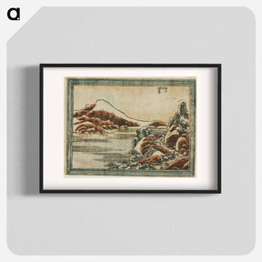 アートポスター-Eight Views of Ōmi - 葛飾 北斎 Poster.