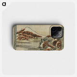 Eight Views of Ōmi - 葛飾 北斎 Phone Case.