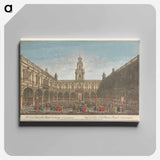 アートパネル-The Inside View of the Royal Exchange at London
 - イェール大学アートギャラリー Canvas.