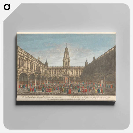 アートパネル-The Inside View of the Royal Exchange at London
 - イェール大学アートギャラリー Canvas.