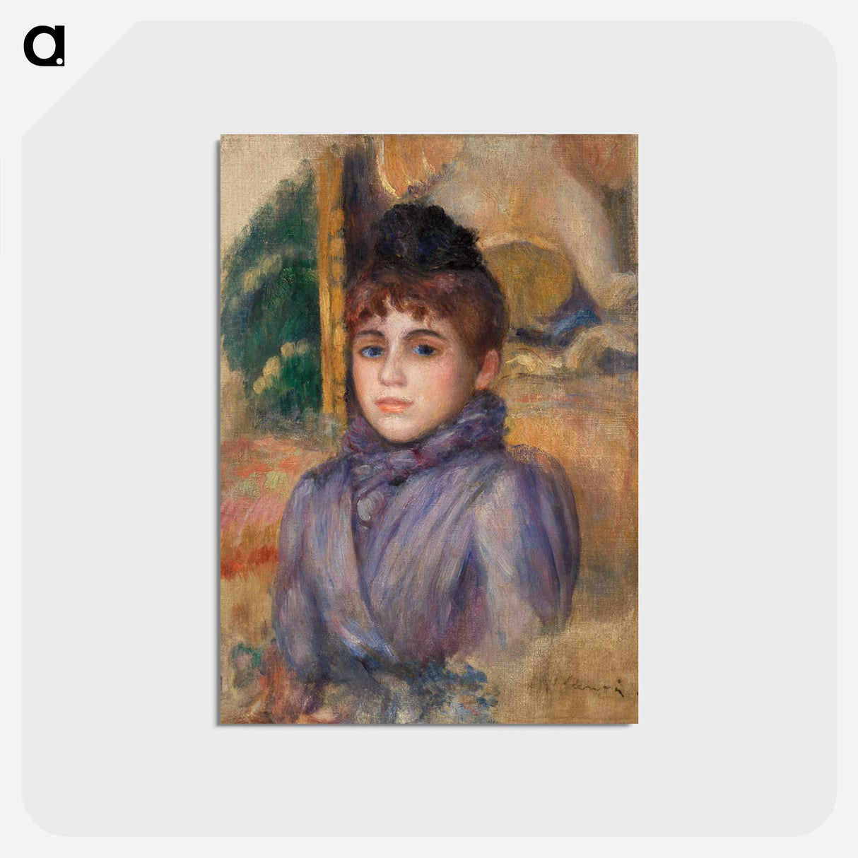 アートポストカード-Portrait of a Young Woman
 - バーンズ・コレクション Postcard.