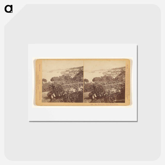 アートポストカード-San Francisco, from Black Point
 - エドワード マイブリッジ Postcard.