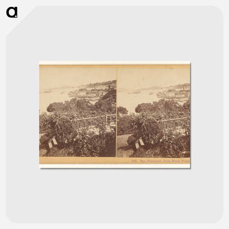 アートポストカード-San Francisco, from Black Point
 - エドワード マイブリッジ Postcard.