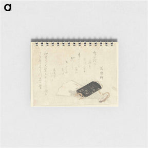 アートメモ帳-A comparison of Genroku poems and shells - 葛飾 北斎 Memo.