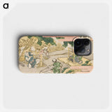 Akasaka, 37; Fujikawa, 38 - Katsushika Hokusai Phone Case.