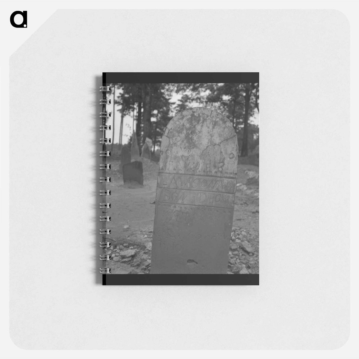 Tombstone in a red clay cemetery - ドロテア ラング Memo.