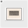 アートポストカード-Man on Rowing Machine
 - エドワード マイブリッジ Postcard.