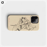 The Actor Danjuro as Shibaraku - Katsushika Hokusai Phone Case.