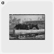 アートポストカード-Watering the Horses at Camp
 - ラッセル リー Postcard.