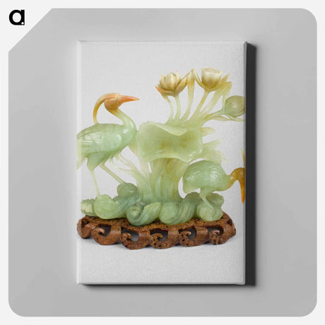 アートパネル-Herons and Lotus over Waves
 - セントルイス美術館 Canvas.