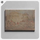 アートパネル-A Meet of the Quorn at Garrendon Park, Loughborough, Leicestershire
 - イェール大学アートギャラリー Canvas.