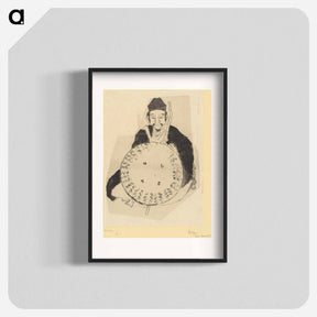 アートポスター-Portrait of the Poet Matsuo Bashō - 葛飾 北斎 Poster.