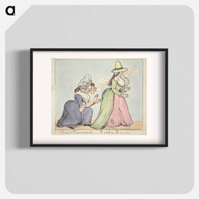 アートポスター-French Discernment; or, a Bumling Discovery!
 - イェール大学アートギャラリー Poster.