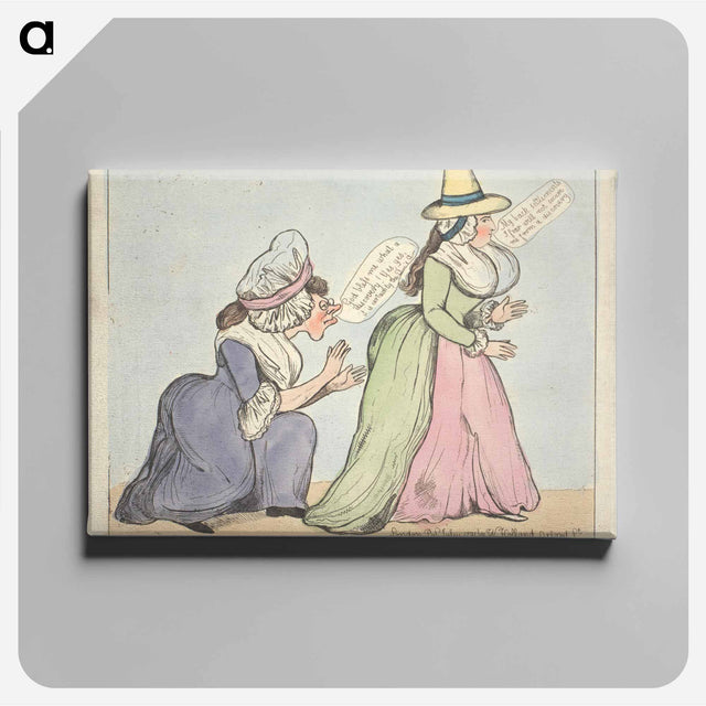 アートパネル-French Discernment; or, a Bumling Discovery!
 - イェール大学アートギャラリー Canvas.