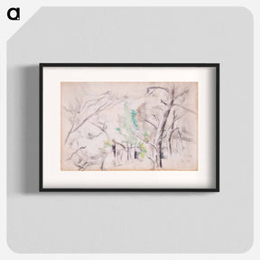 アートポスター-Trees (Arbres); Encagnane with the Pilon du Roi (Encagnane et le Pilon du Roi)
 - バーンズ・コレクション Poster.