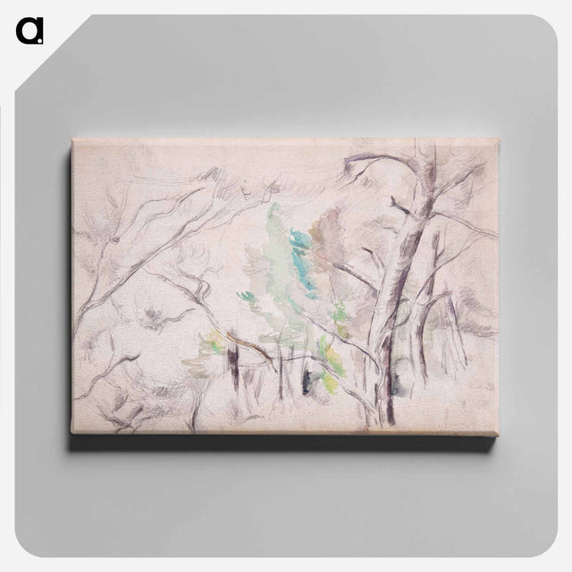 アートパネル-Trees (Arbres); Encagnane with the Pilon du Roi (Encagnane et le Pilon du Roi)
 - バーンズ・コレクション Canvas.