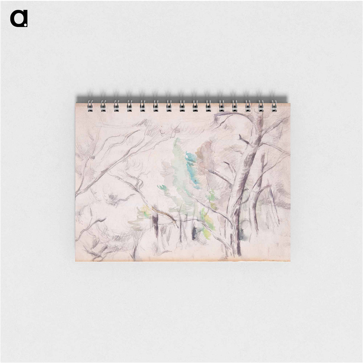 アートメモ帳-Trees (Arbres); Encagnane with the Pilon du Roi (Encagnane et le Pilon du Roi)
 - バーンズ・コレクション Memo.
