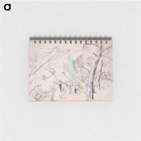 アートメモ帳-Trees (Arbres); Encagnane with the Pilon du Roi (Encagnane et le Pilon du Roi)
 - バーンズ・コレクション Memo.