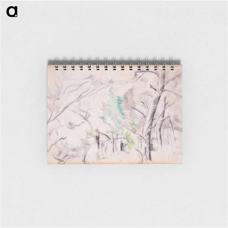 アートメモ帳-Trees (Arbres); Encagnane with the Pilon du Roi (Encagnane et le Pilon du Roi)
 - バーンズ・コレクション Memo.