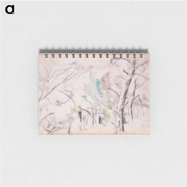 アートメモ帳-Trees (Arbres); Encagnane with the Pilon du Roi (Encagnane et le Pilon du Roi)
 - バーンズ・コレクション Memo.