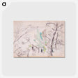 アートポストカード-Trees (Arbres); Encagnane with the Pilon du Roi (Encagnane et le Pilon du Roi)
 - バーンズ・コレクション Postcard.